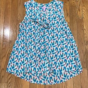 Silk Lilly Pulitzer blouse